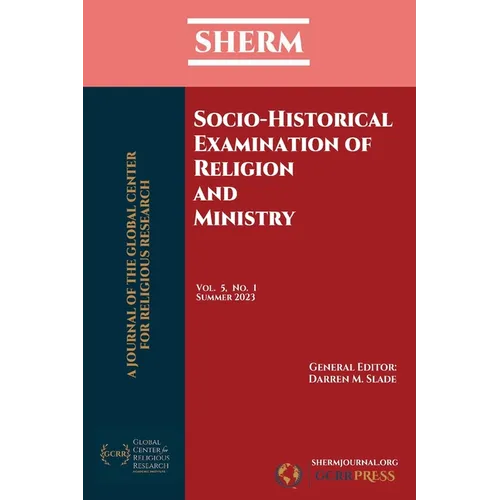 SHERM Vol. 5, No. 1: Socio-Historical Examination of Religion and Ministry