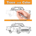 Trace and Color: Cars of the 1950s: Adult Coloring Book