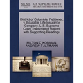 District of Columbia, Petitioner, V. Equitable Life Insurance Company. U.S. Supreme Court Transcript of Record with Supporting Pleadings