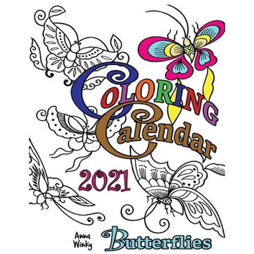 Coloring Calendar 2021 Butterflies