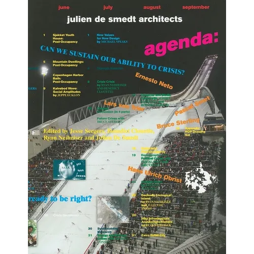 Agenda: Julien de Smedt Architects: Can We Sustain Our Ability to Crisis?