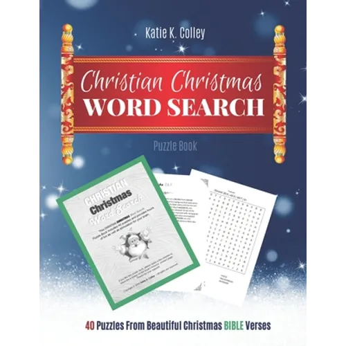 Christian Christmas Word Search: Puzzle Book (a good gift idea) - Christmas Word Search Books For Adults - Bible Word Search Book Gifts