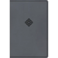 CSB Large Print Thinline Bible, Value Edition, Charcoal Leathertouch