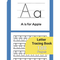 Letter Tracing: Letter Tracing Paper-Perfect For Kids Letter Tracing Books Preschoolers 3-5 Kindergarten Toddlers Boys Girls Kida Age 3-5 With Hand Le