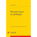 Premiere Lecon de Philologie