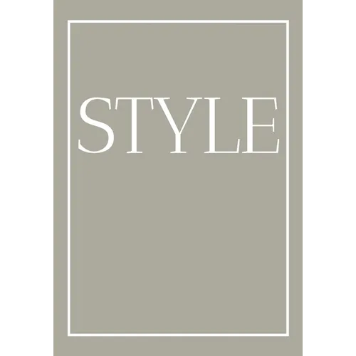 Style: A decorative book for coffee tables, bookshelves and end tables: Stack style decor books to add home decor to bedrooms