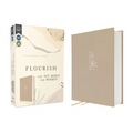 Flourish: The NIV Bible for Women, Cloth Over Board, Cream, Comfort Print