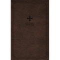 Biblia Católica, Tamaño Personal, Leathersoft, Café, Comfort Print