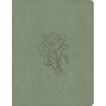 KJV Notetaking Bible, Large Print Edition, Sage Suedesoft Leathertouch