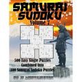 Sudoku Samurai Puzzles Large Print for Adults and Kids Easy: 500 Easy Sudoku Puzzles Combined to Make 100 Samurai Sudoku Puzzles