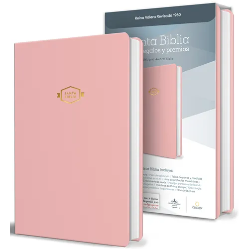 Biblia Rvr 1960 Para Regalos Y Premios, Rosada / Spanish Bible Rvr 1960 Gift and Award Bible Pink