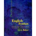 English Syntax, second edition