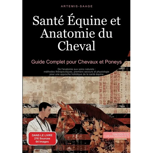 Santé Équine et Anatomie du Cheval: Guide Complet pour Chevaux et Poneys: De l'anatomie aux soins naturels: méthodes thérapeutiques, premiers secours