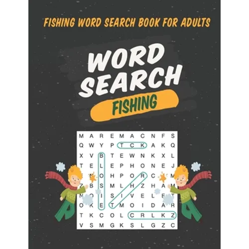 Fishing Word Search Book For Adults: Large Print Books For Adults & Seniors