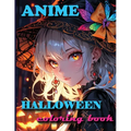 Anime Halloween Coloring Book