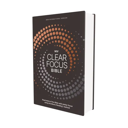 Niv, Clear Focus Bible, Hardcover, Charcoal/Copper: Read More of the Bible with Better Focus Using the Bionic Reading Method
