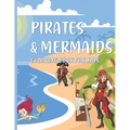 Pirates & Mermaids Coloring Book for Kids: Under the Sea Ocean Animals for Kids Ages 4-8