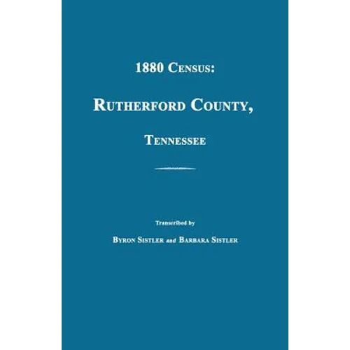 1880 Census: Rutherford County, Tennessee