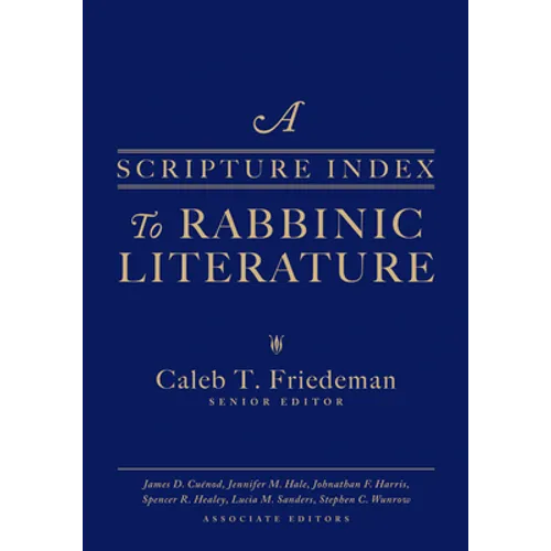A Scripture Index to Rabbinic Literature