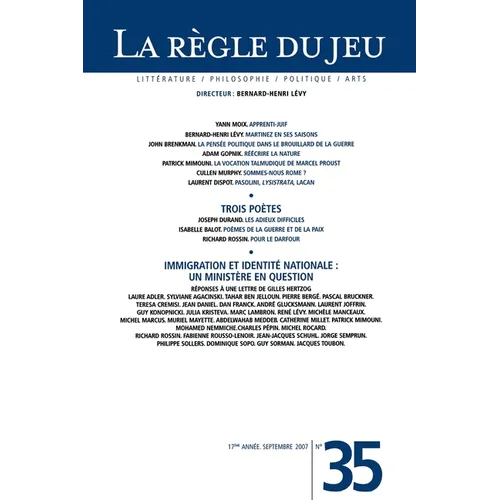 La règle du jeu n° 35