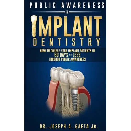 Public Awareness In Implant Dentistry: How To Double Your Implant Patients In 60 Days Or Less Through Public Awareness