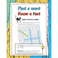 Word Search Book, Find a Word Know a Fact: Word Search Book for Kids Ages 7-12 for Raising Confident Readers,