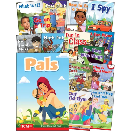 Decodable Books Grade 1 Set 1: 15-Book Set