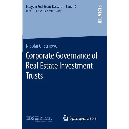 Corporate Governance of Real Estate Investment Trusts