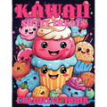 Kawaii Sweet Treats Coloring Book For Kids: Sweet Cupcakes Coloring Book