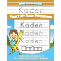 Kaden Letter Tracing for Kids Trace my Name Workbook: Tracing Books for Kids ages 3 - 5 Pre-K & Kindergarten Practice Workbook