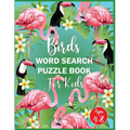 Birds Word Search Puzzle Book For Kids Ages 4-8