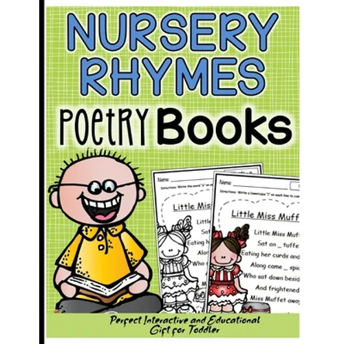 Nursery Rhymes Poetry Books: Perfect Interactive and Educational Gift for Baby, Toddler 1-3 and 2-4 Year Old Girl and Boy