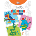 Jumbo Colouring Orange Book for 4 to 8 years old Kids Best Gift to Children for Drawing, Coloring and Painting