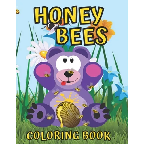 Honey Bee Coloring Book: For kids, Great Gift for Boys & Girls, 8.5 x 11 Inches (21.59 x 27.94 cm)
