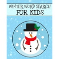 Winter Word Search For Kids: Christmas Word Search For Kids, Winter Word Search Puzzle Books, Holiday Large Print Puzzles