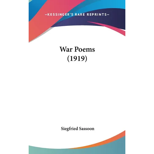 War Poems (1919)
