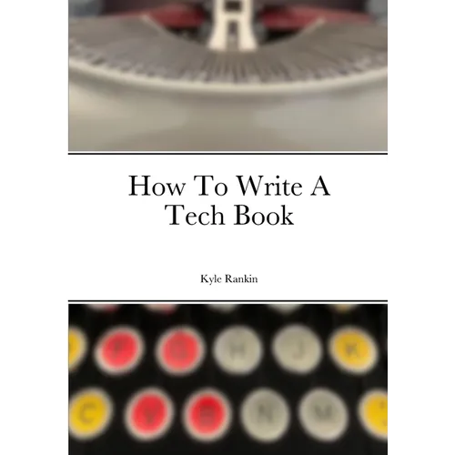 How To Write A Tech Book