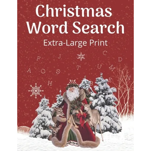 Christmas Word Search Extra-Large Print: Word Find Puzzle Book For Adults And Kids - Exercise Games Word Search Puzzles Activity Book with solutions -