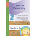 Handwriting Practice Workbook - Bible Verses - John 3: 16 - NIV - Cursive, Level 2: Learn by Handwriting . Adults and Children - Companion Size - BVJC