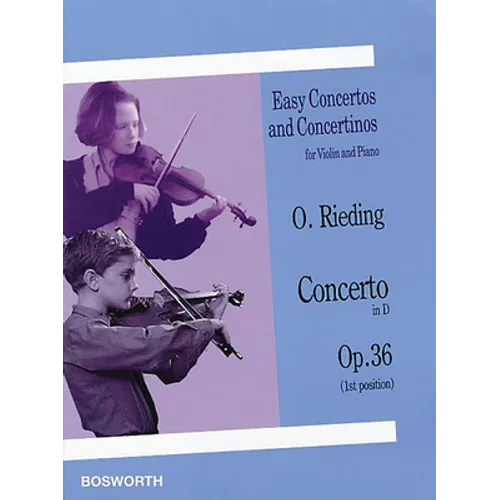 Concerto in D, Op. 36: Easy Concertos and Concertinos Series for Violin and Piano