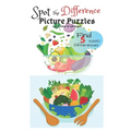 Spot the Difference Picture Puzzles "Let's come to eat salad " Find 5 Differences vol.80: Children Activities Book for Kids Age 3-8, Boys and Girls Ac