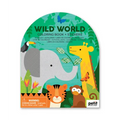 Coloring Book with Stickers Wild World
