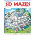 Amazing 3D Mazes Activity Book For Kids 7-12 (Volume 3): Fun and Amazing Maze Activity Book for Kids (Mazes Activity for Kids Ages 4-8, 7-12)