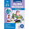 Disney Learning Big Workbook Grade 3: Math & English Workbook for Kids Aged 8-9, Curriculum-Based