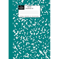 Marble Notebook A5: Teal Green Marble Wide Ruled Journal