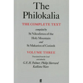 The Philokalia, Volume 3: The Complete Text; Compiled by St. Nikodimos of the Holy Mountain & St. Markarios of Corinth