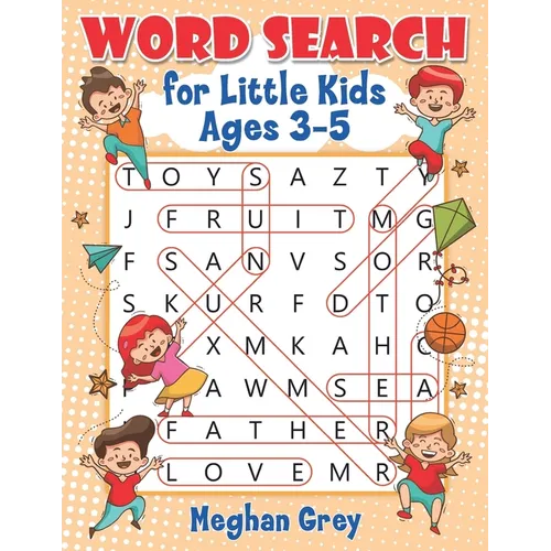 Word Search for Little Kids Ages 3-5