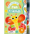 Junior Shiny Sticker Art: Fun Friends: With 12 Easy-To-Make Sticker Mosaics