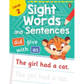 Sight Words and Sentences (Level 2): First Practice Workbook of Most Common Sight Words for Preschool Kids, Toddlers with Vocabulary Development Activ