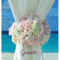 Wedding Guest Book (HARDCOVER), Ideal for Beach Ceremonies, Special Events & Functions, Commemorations, Anniversaries, Parties: BLANK Pages - no lines